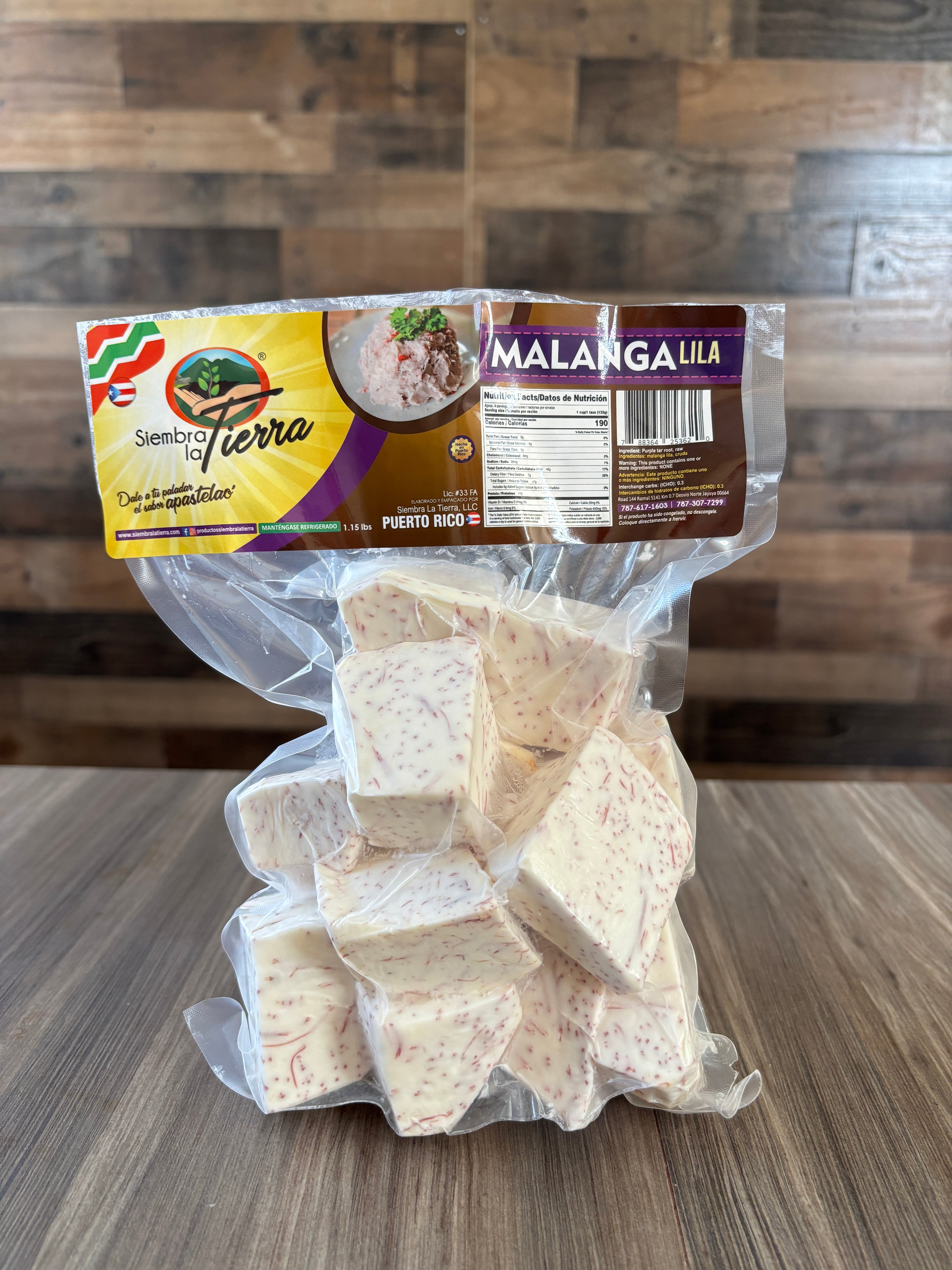 Malanga Lila - Caja de 24 unidades /1.15lbs