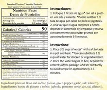 Sopa de Plátano - Just add water - Incluye 3 empaques