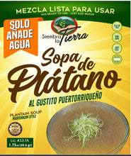 Sopa de Plátano - Just add water - Incluye 3 empaques